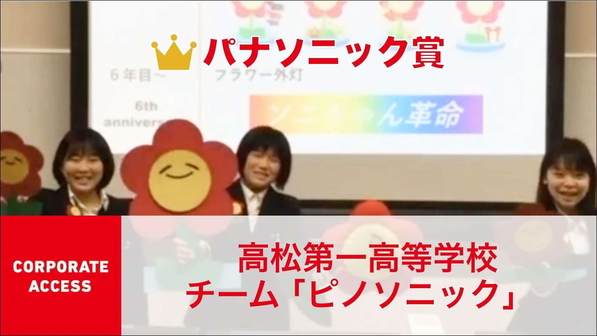 クエストカップ 2021 全国大会「コーポレートアクセス」パナソニック賞受賞作品