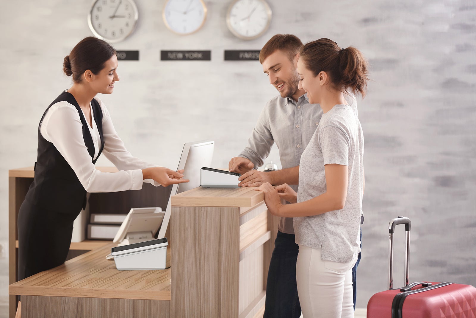 カウンターレイアウトに合わせた柔軟設置イメージ1