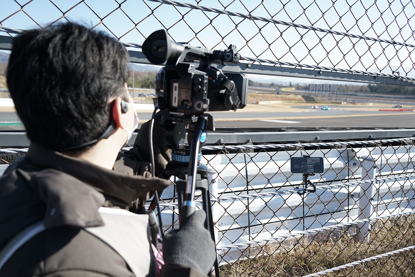 コースカメラ（AG-CX350）撮影状況