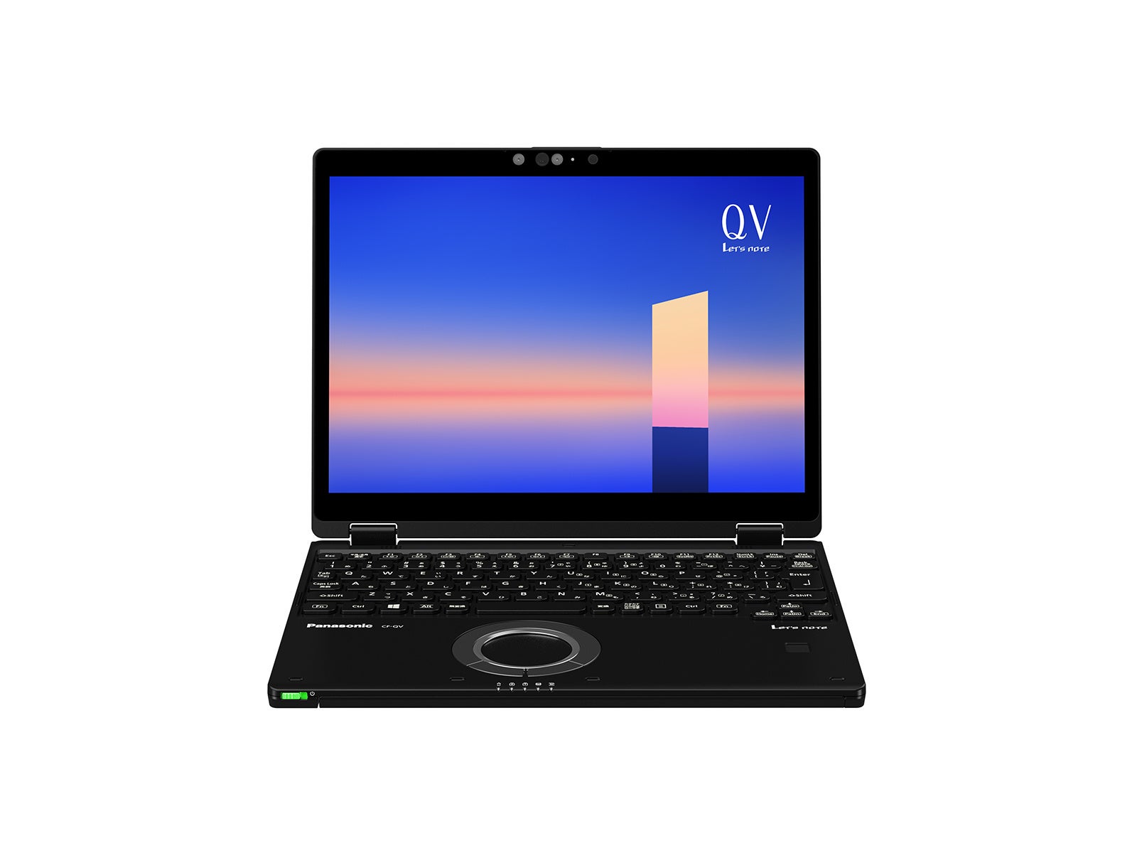 モバイルノートパソコン「カスタマイズレッツノート」QV1ジェットブラック