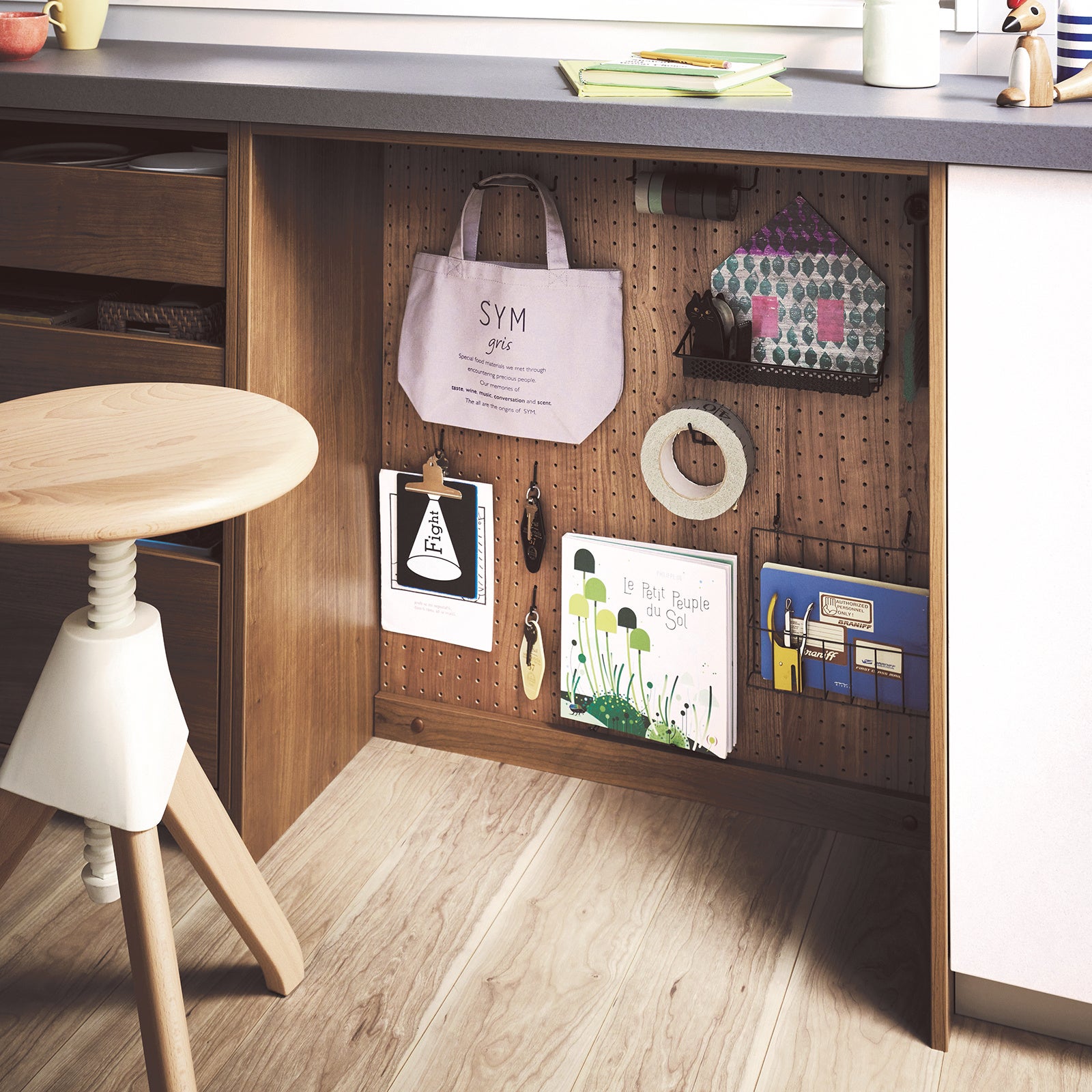 有孔ボードオープンユニット