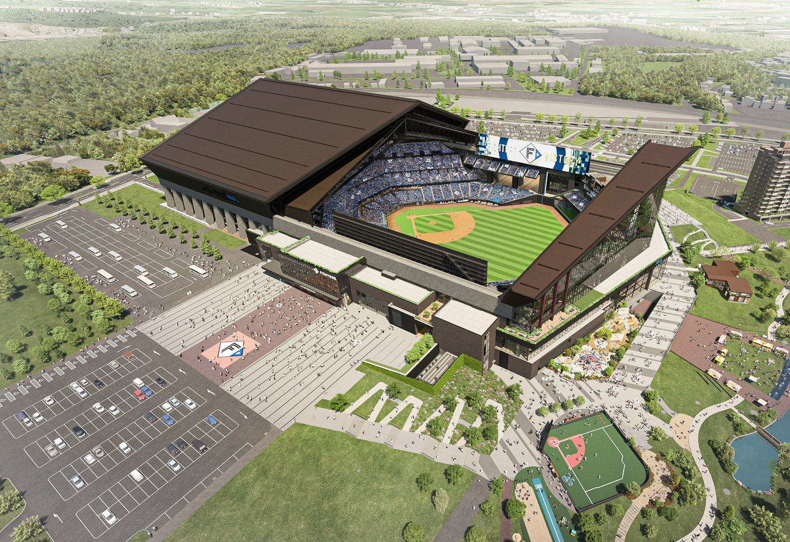 北海道日本ハムファイターズの新球場 Es Con Field Hokkaido の総合演出システムにパナソニックの Kairos がスタジアム初採用 パナソニックグループのプレスリリース 北海道日本ハムファイターズの新球場 Es Con Field Hokkaido の総合演出システムにパナソニックの Kairos がスタジアム初採用 パナソニックグループのプレスリリース