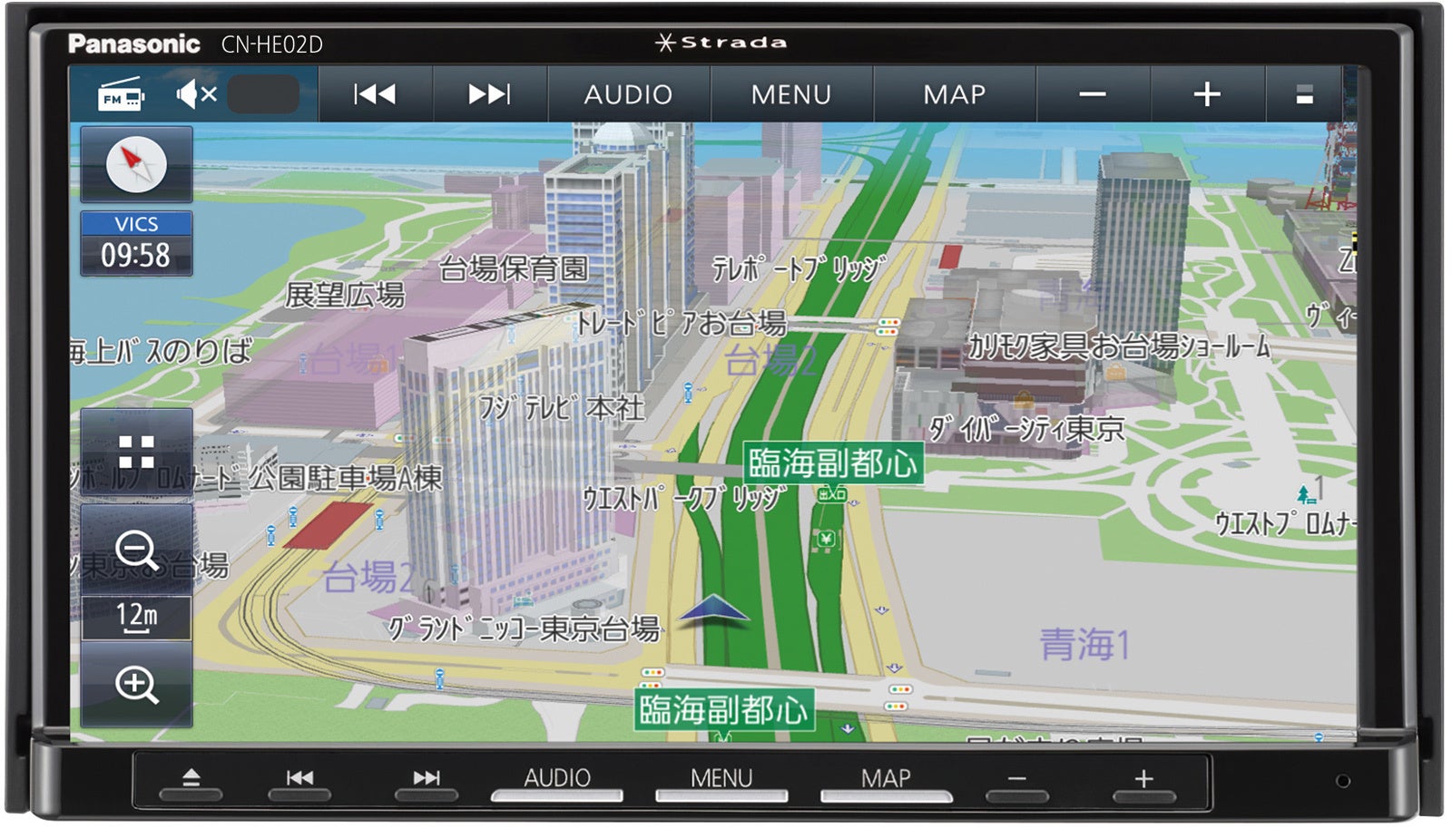 カーナビステーション「ストラーダ」CN-HE02D