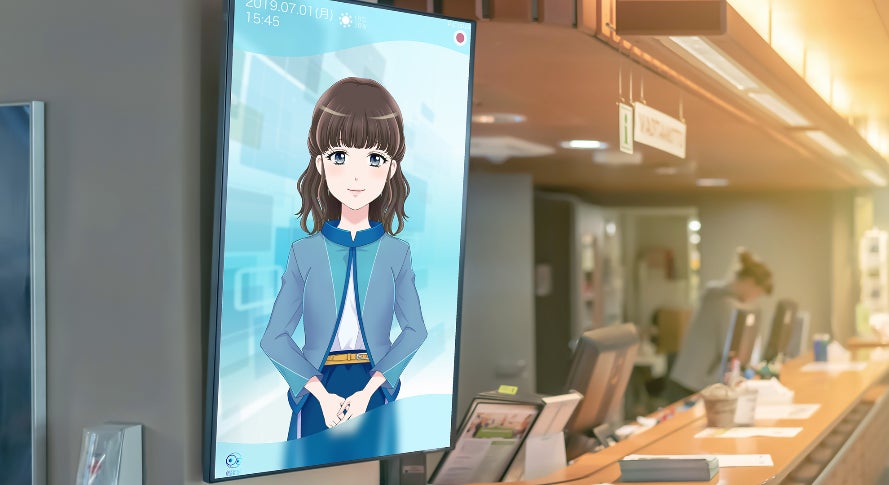 AttendStation(R)の受付端末設置イメージ