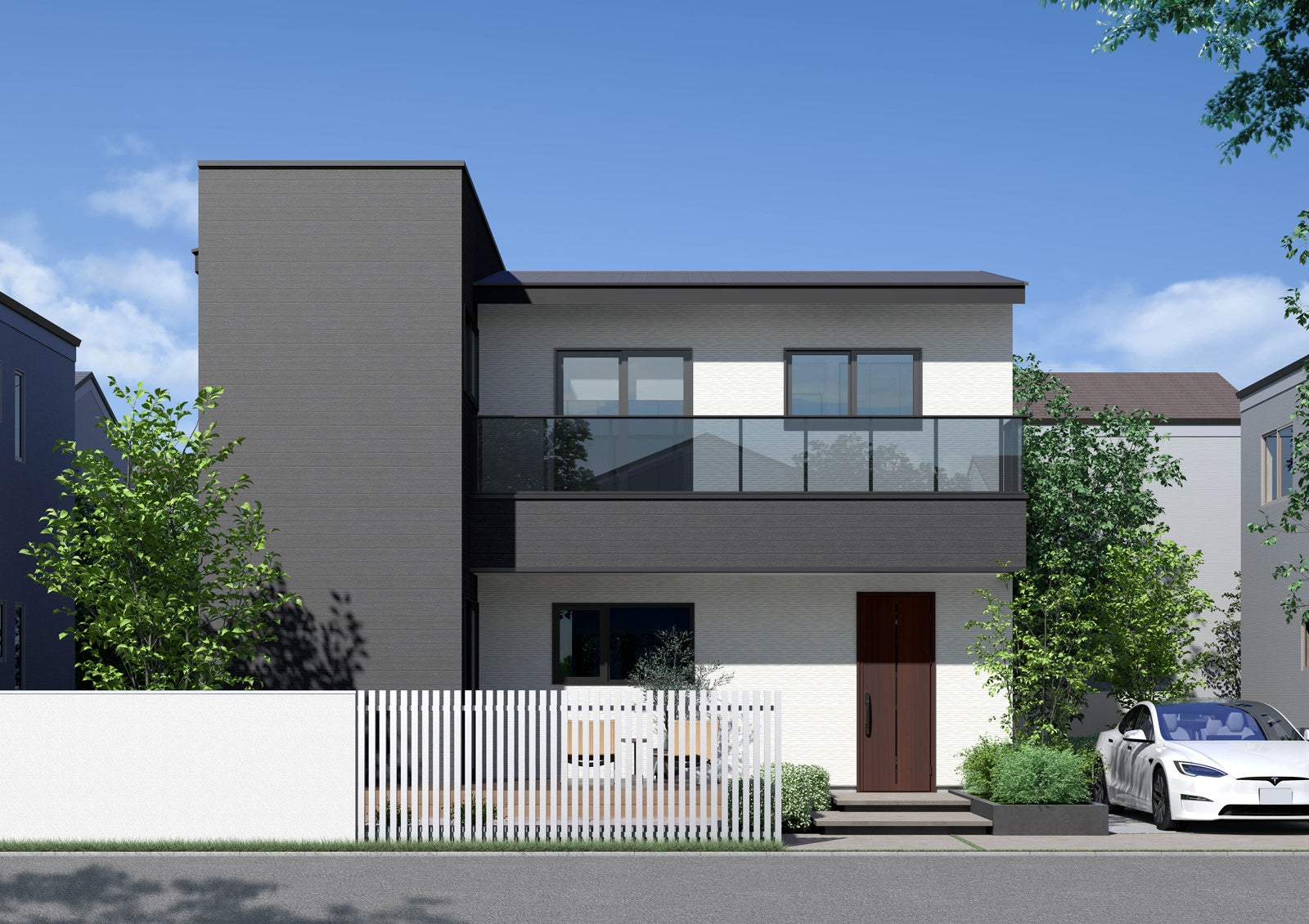 木造2階建て住宅「BASIE LIFE +（ベイシー ライフプラス）」「食育」プラン外観イメージ