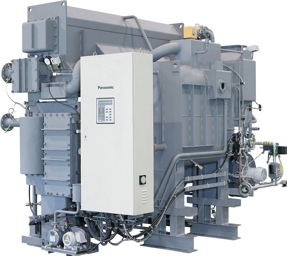 廃熱を活用する吸収式冷凍機（ジェネリンク）