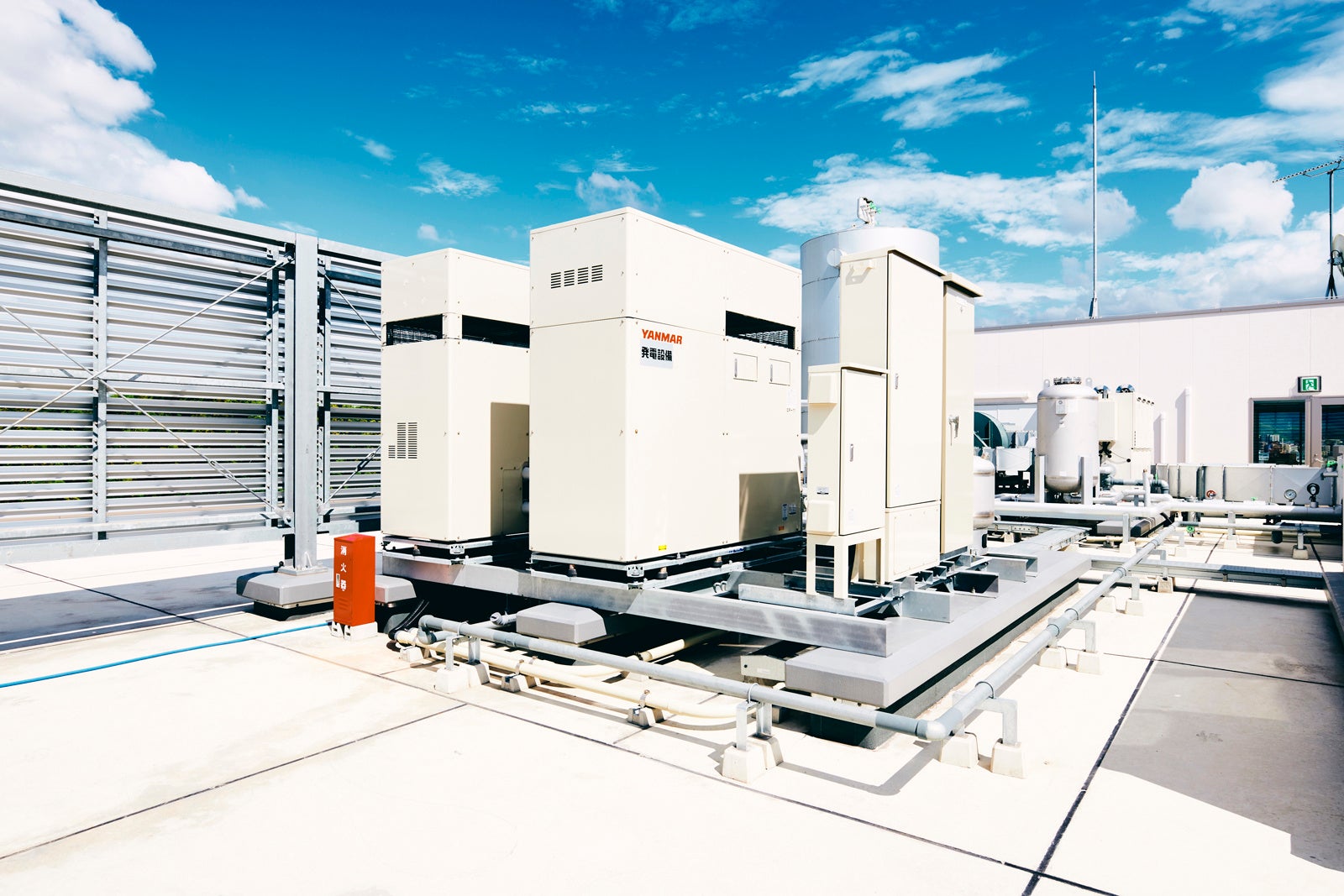 設置されているマイクロコージェネレーションシステム