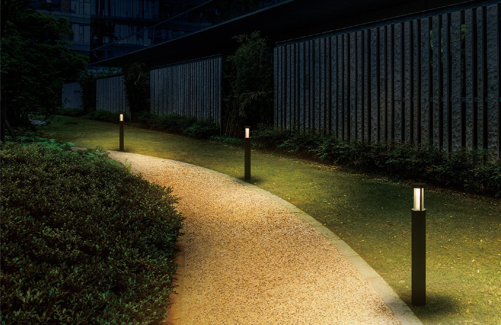 屋外用照明「ブロードウォッシャー 全周配光タイプ」導入イメージ