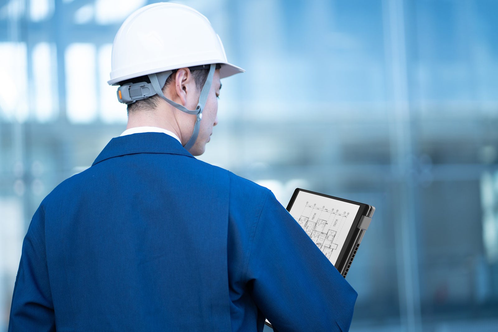 建設会社の施工管理でのシーン画像