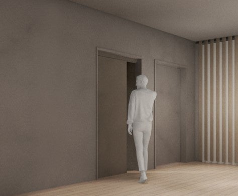 「PALM LOOP」を用いた自動ドア