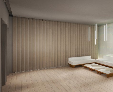 「PALM LOOP」を用いたバーティカルブラインド