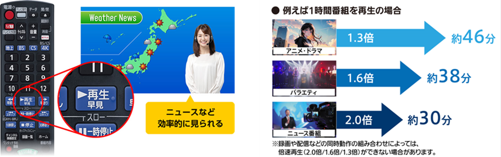 Panasonic DMR4W202 ブルーレイレコーダー 2022年1.6倍速 概要