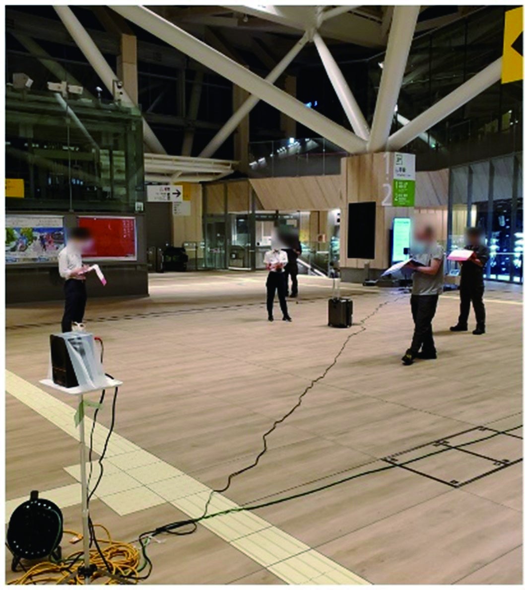 高輪ゲートウェイ駅での試験稼働の状況