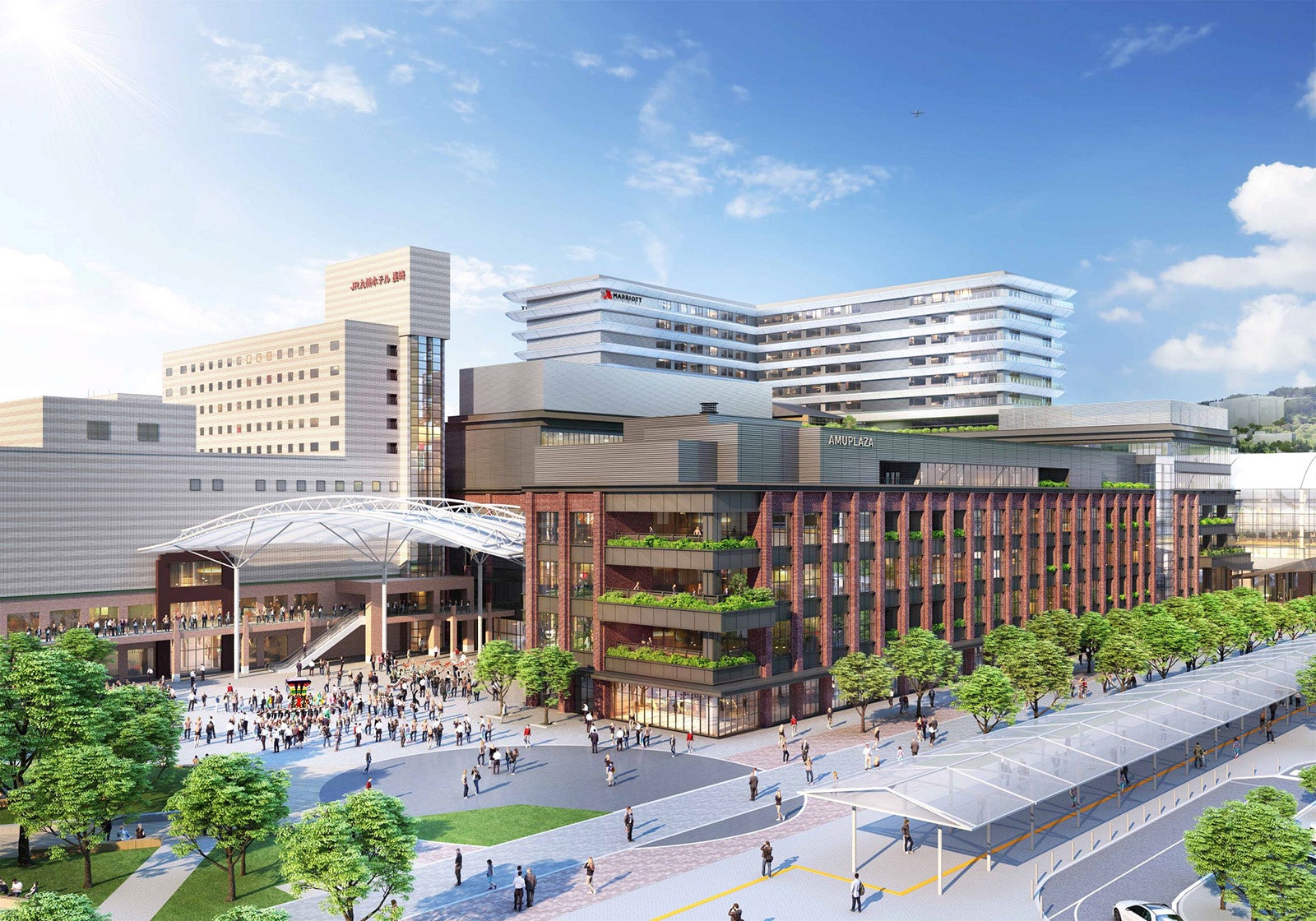 新長崎駅ビル イメージパース