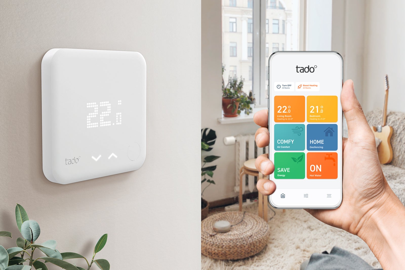 スマートサーモスタット・モバイルアプリ