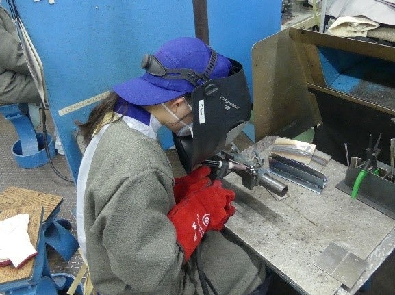 オブジェ作成風景