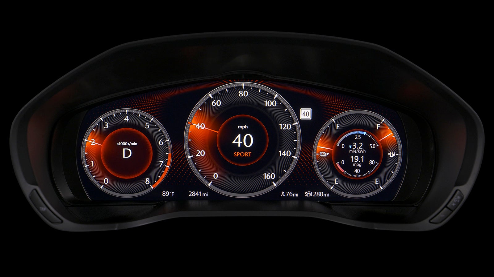 パナソニック オートモーティブシステムズのフルディスプレイメーター