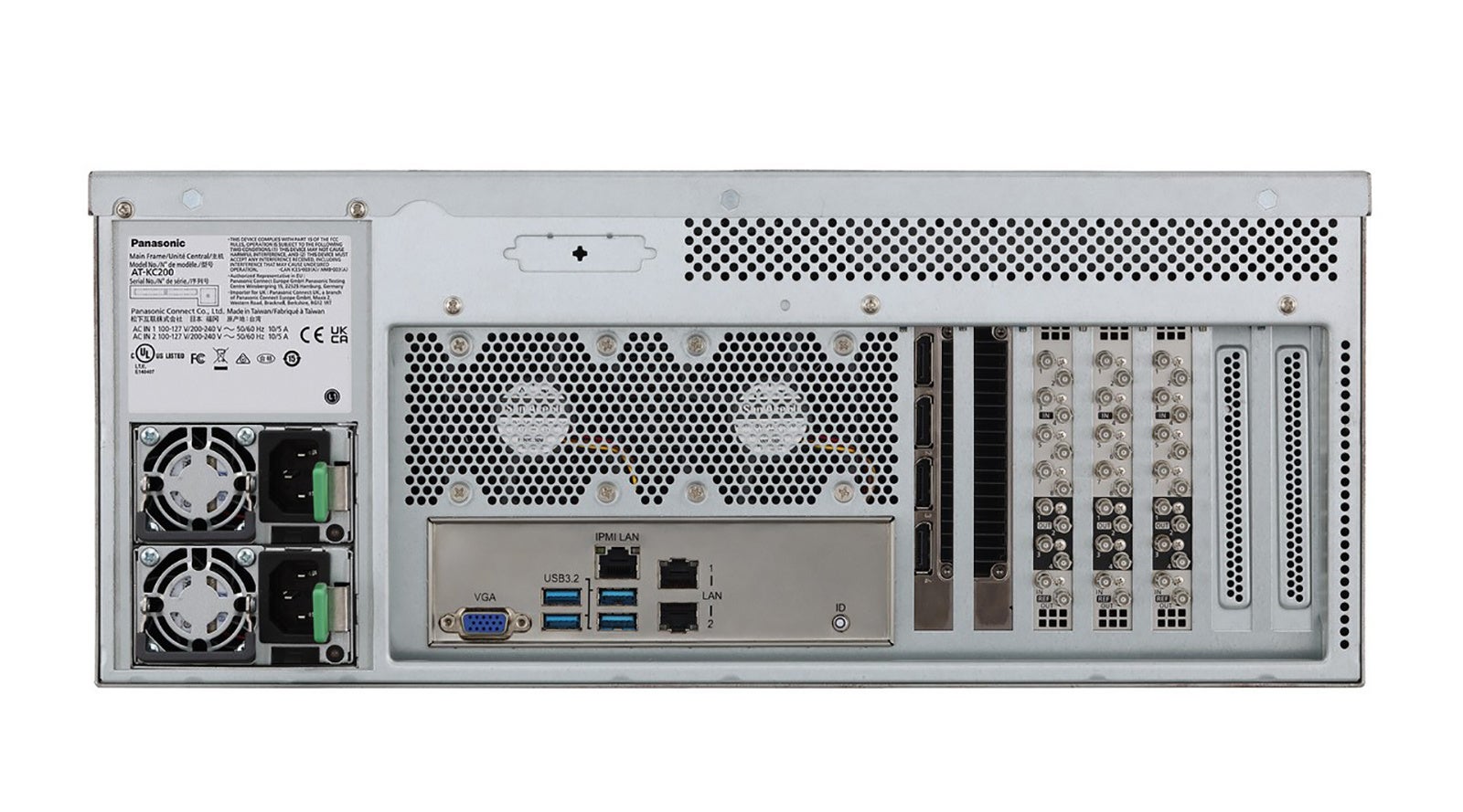 AT-KC200TL1 背面端子