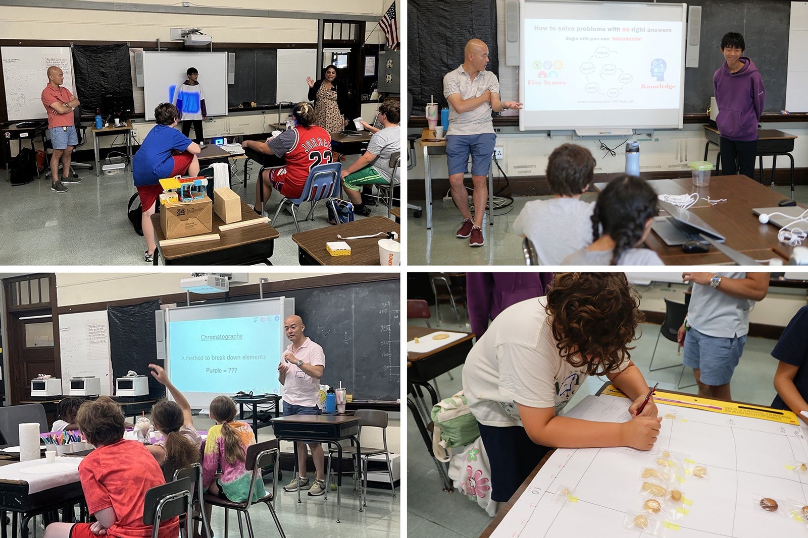 サマーキャンプでの授業の様子