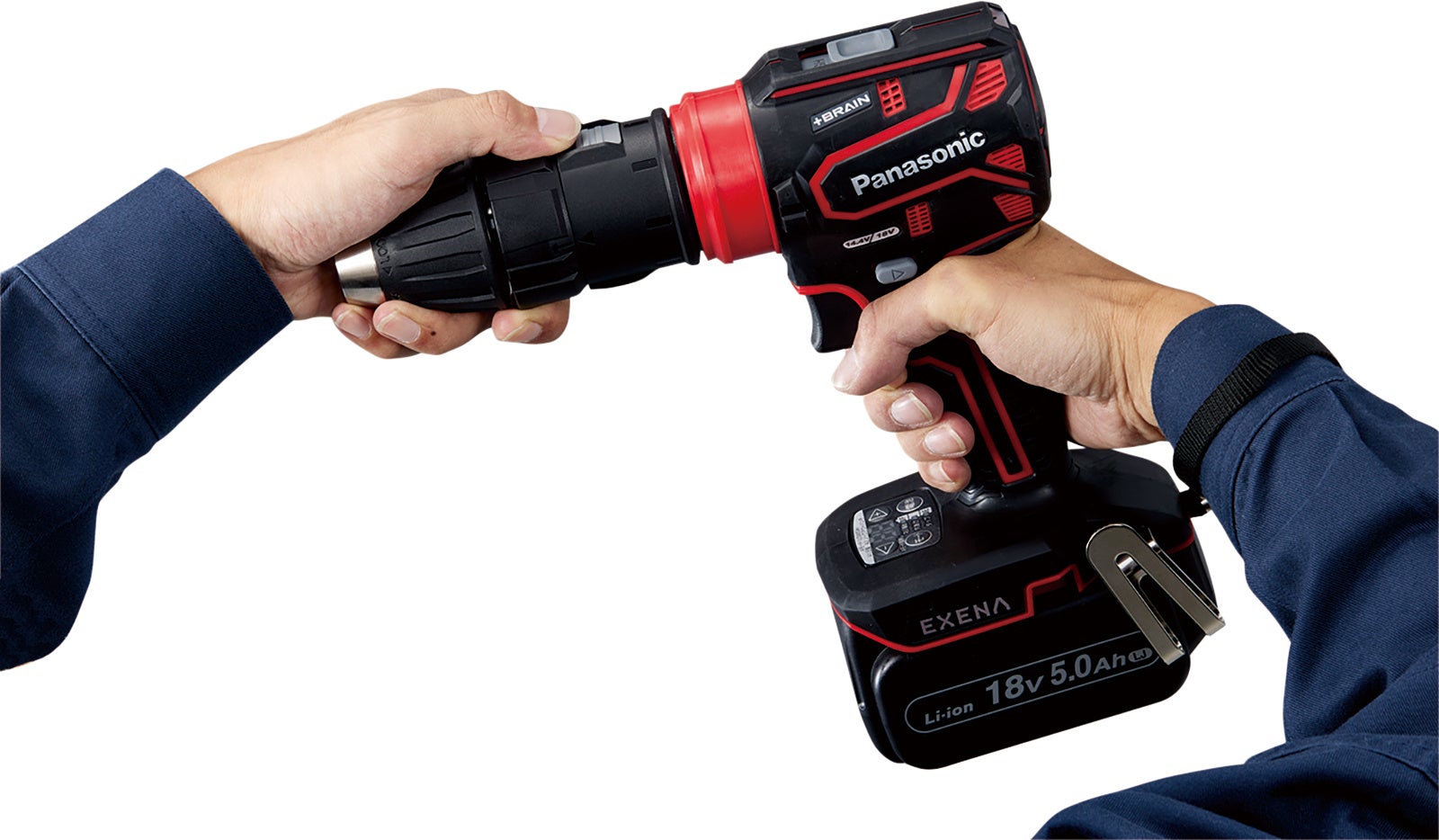 アタッチメント対応ドリルドライバー作業領域拡大で新登場