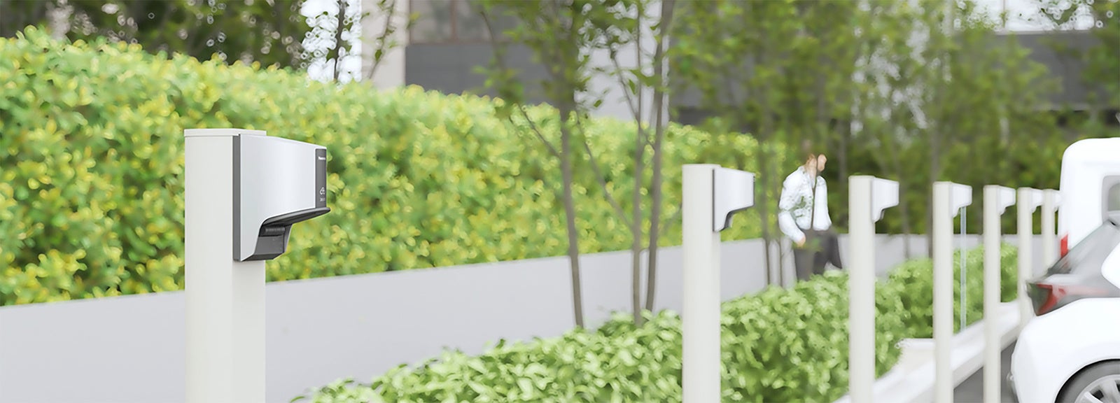 集合住宅向けEV充電サービス「Resi-Charge（レジチャージ）」、限られた電力で複数の充電器が制御可能に