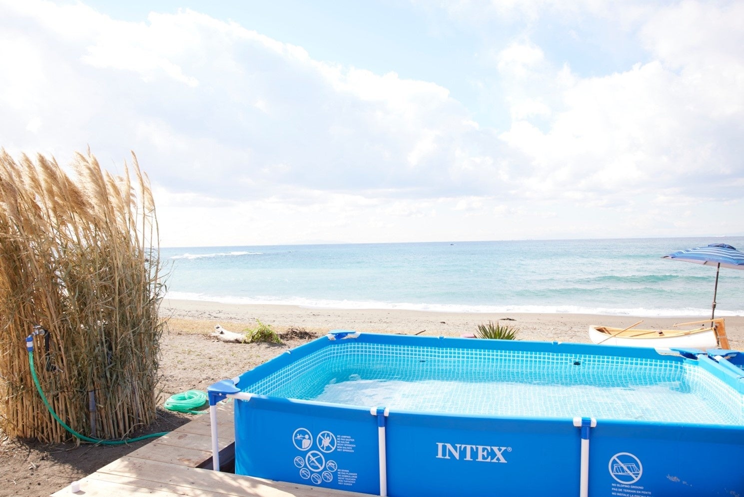 鋸山の伏流水を使用した中硬水の水風呂