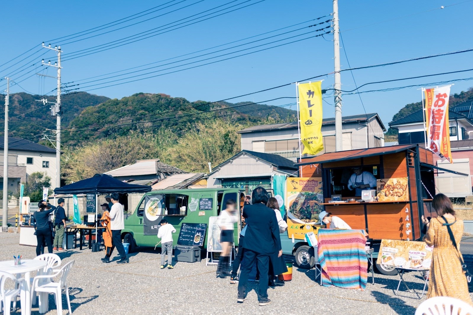 内房のグルメが集まったフードマルシェ