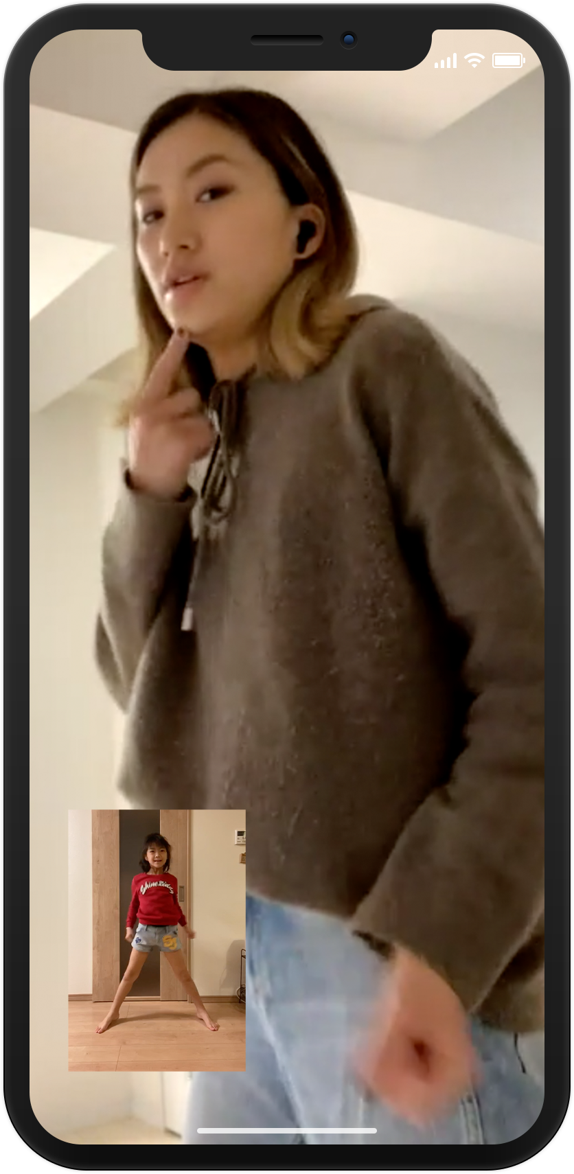 オンライン型スポーツレッスンイメージ