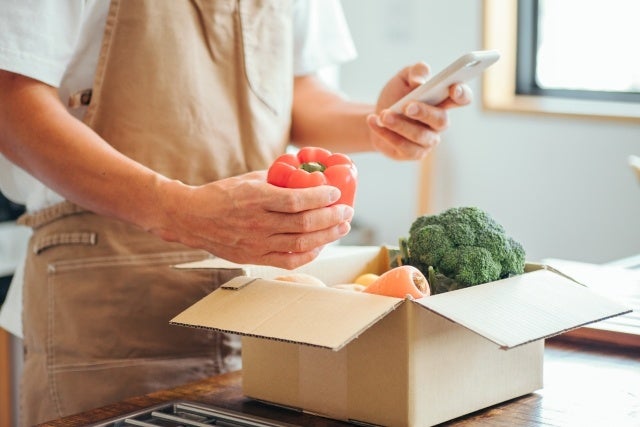 食材宅配 イメージ画像（写真ACより）