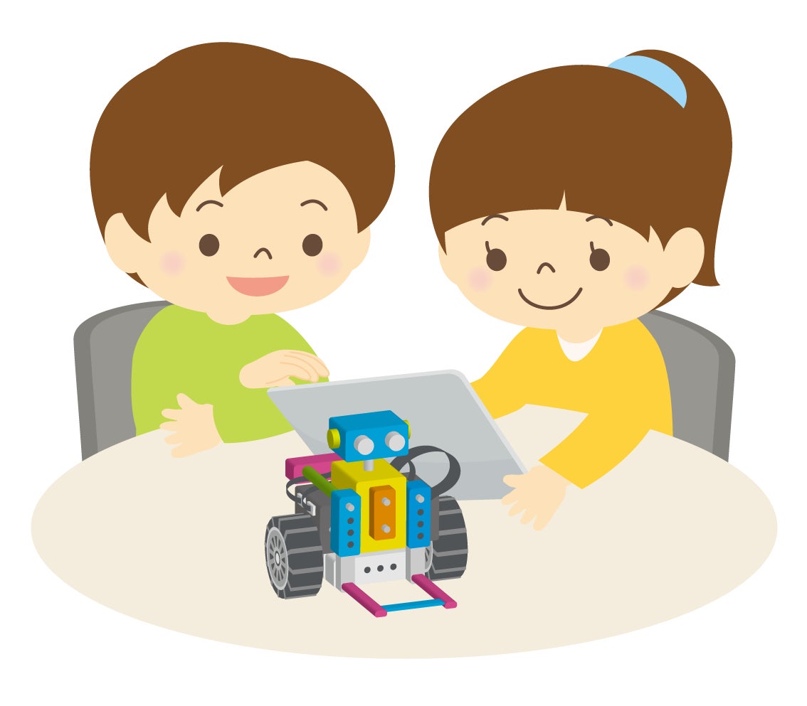 子どもプログラミング教室 イメージ(イラストACより)