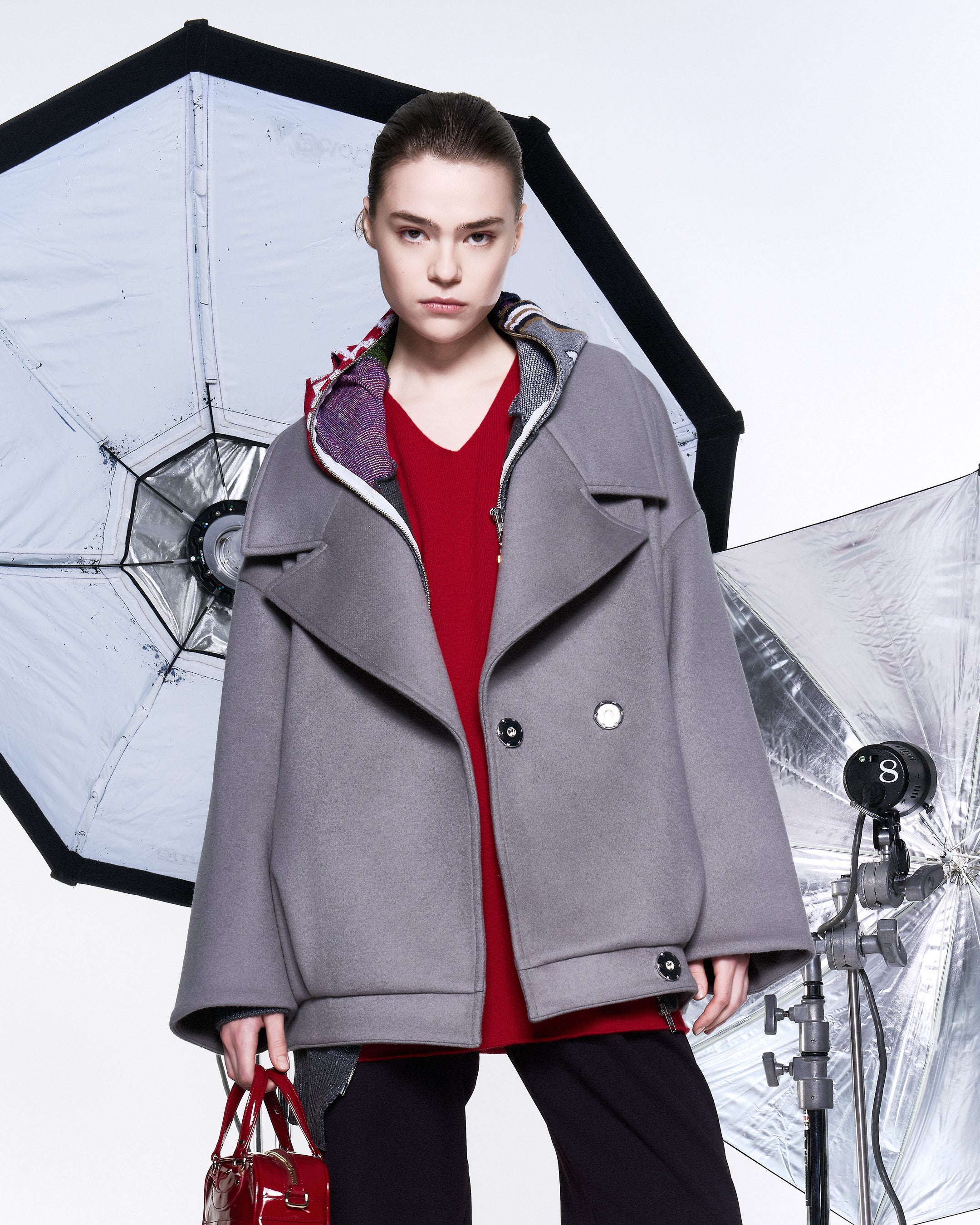 io アッシュペーフランス　レザーコート io アッシュペーフランス レザーコート