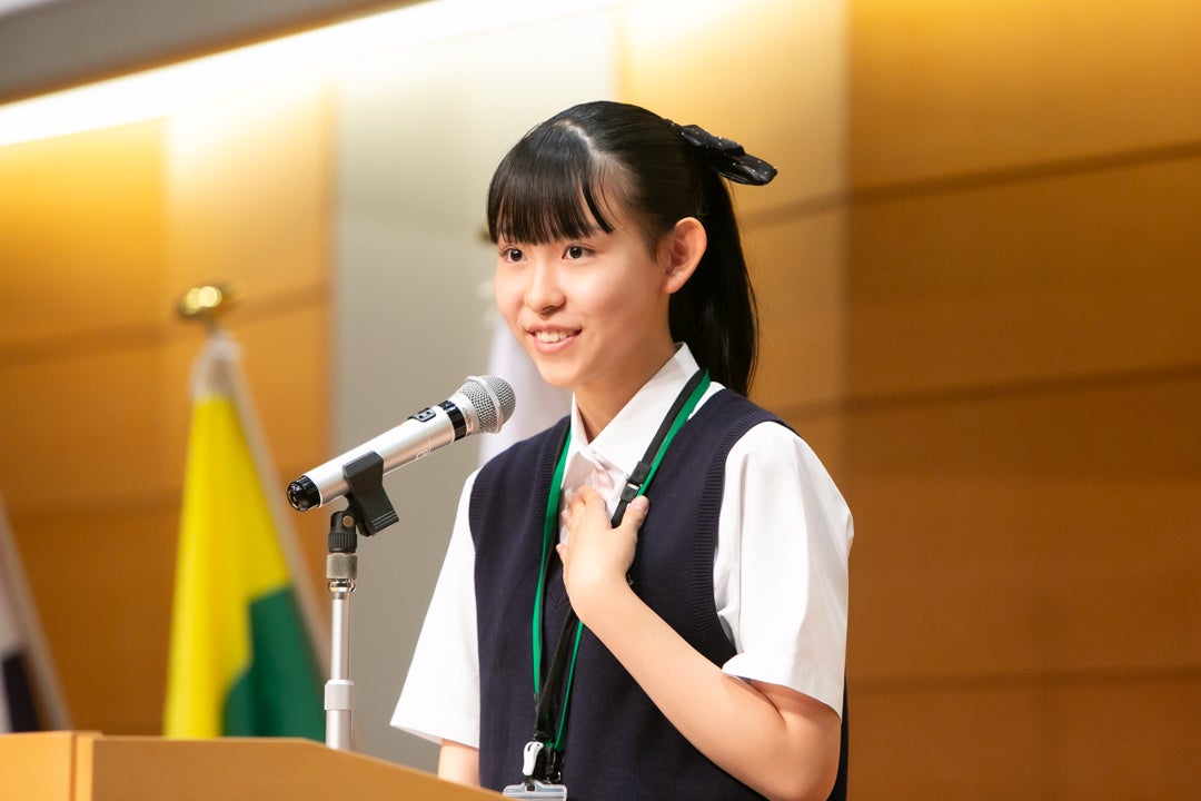 Most Peaceful賞 河村 波音さん