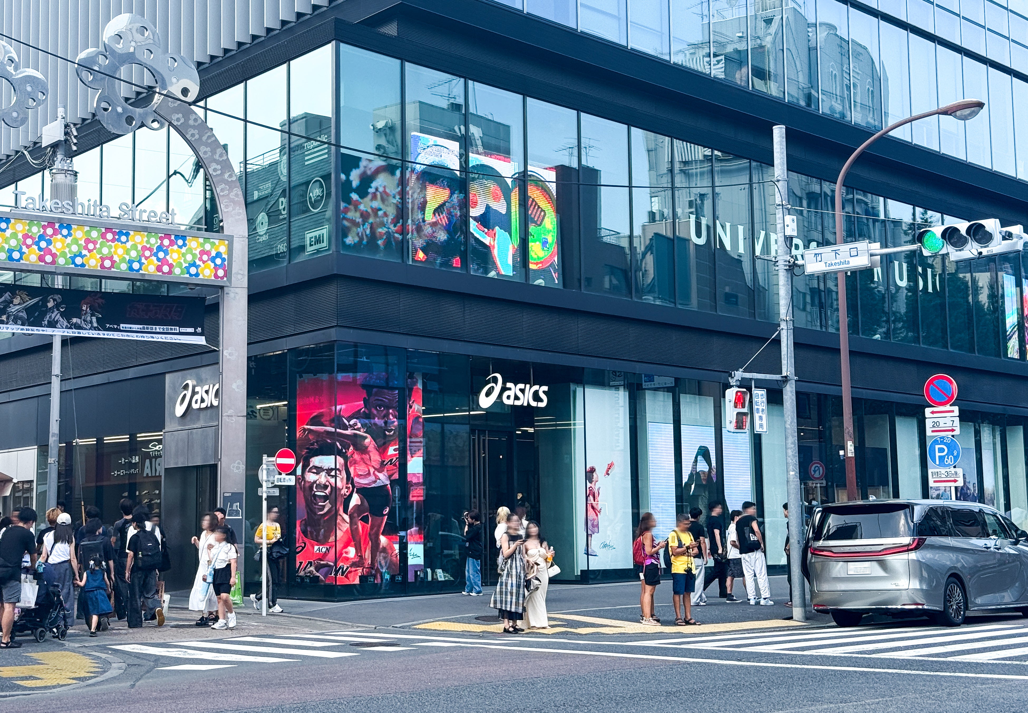 東京2025世界陸上、アスリートを壁画アートで応援 ASICS原宿・銀座に日本代表選手の壁画を制作