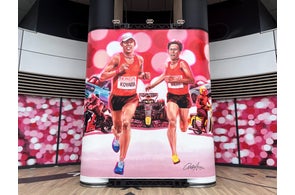 本日開幕 東京2025世界陸上5作品壁画のラストは、Hondaウエルカムプラザ青山