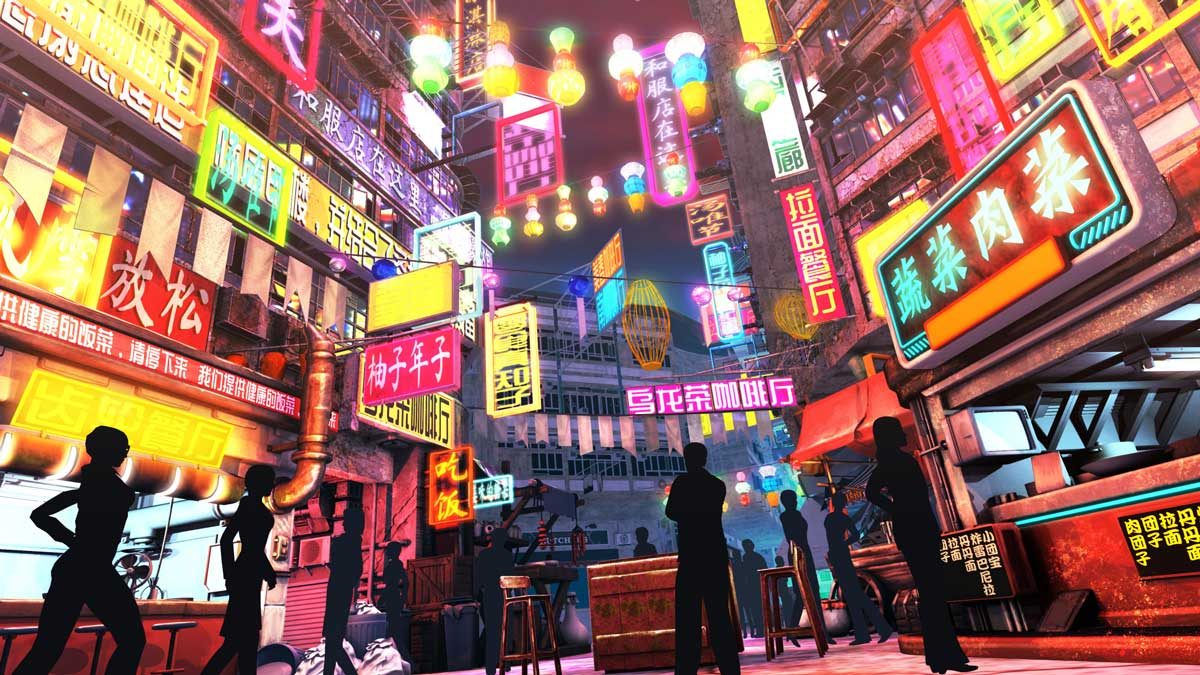 常夜の歓楽街 九蛇之市