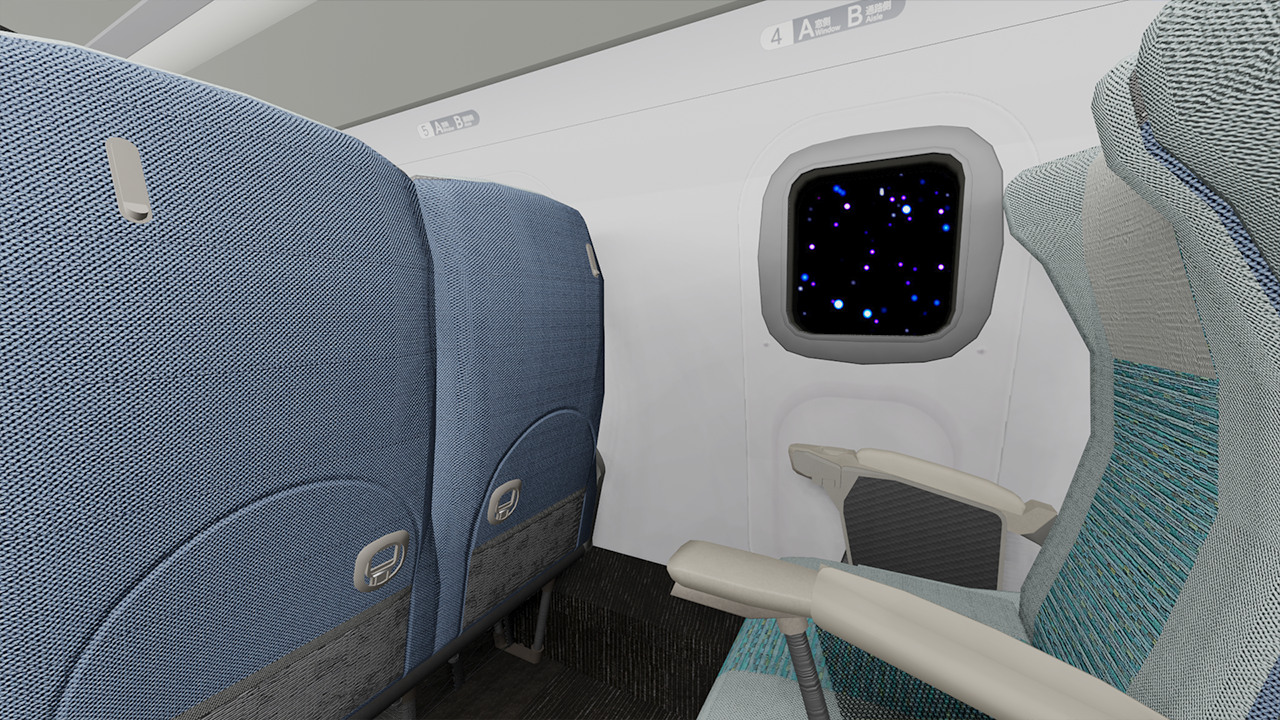 L0系改良型試験車内の様子