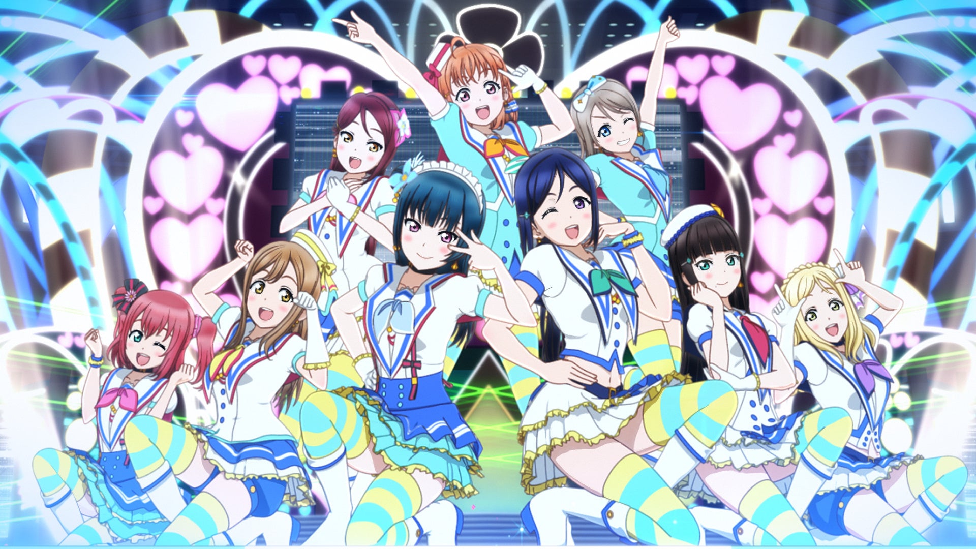 ステージで流れるライブ映像（イメージ）