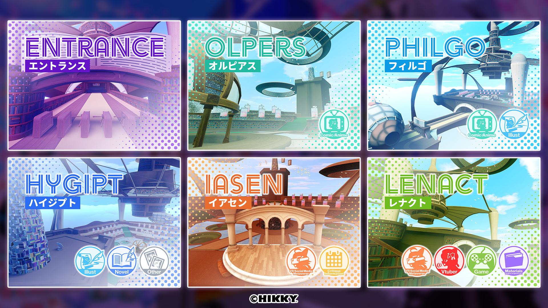 ComicVket 3　ワールド一覧