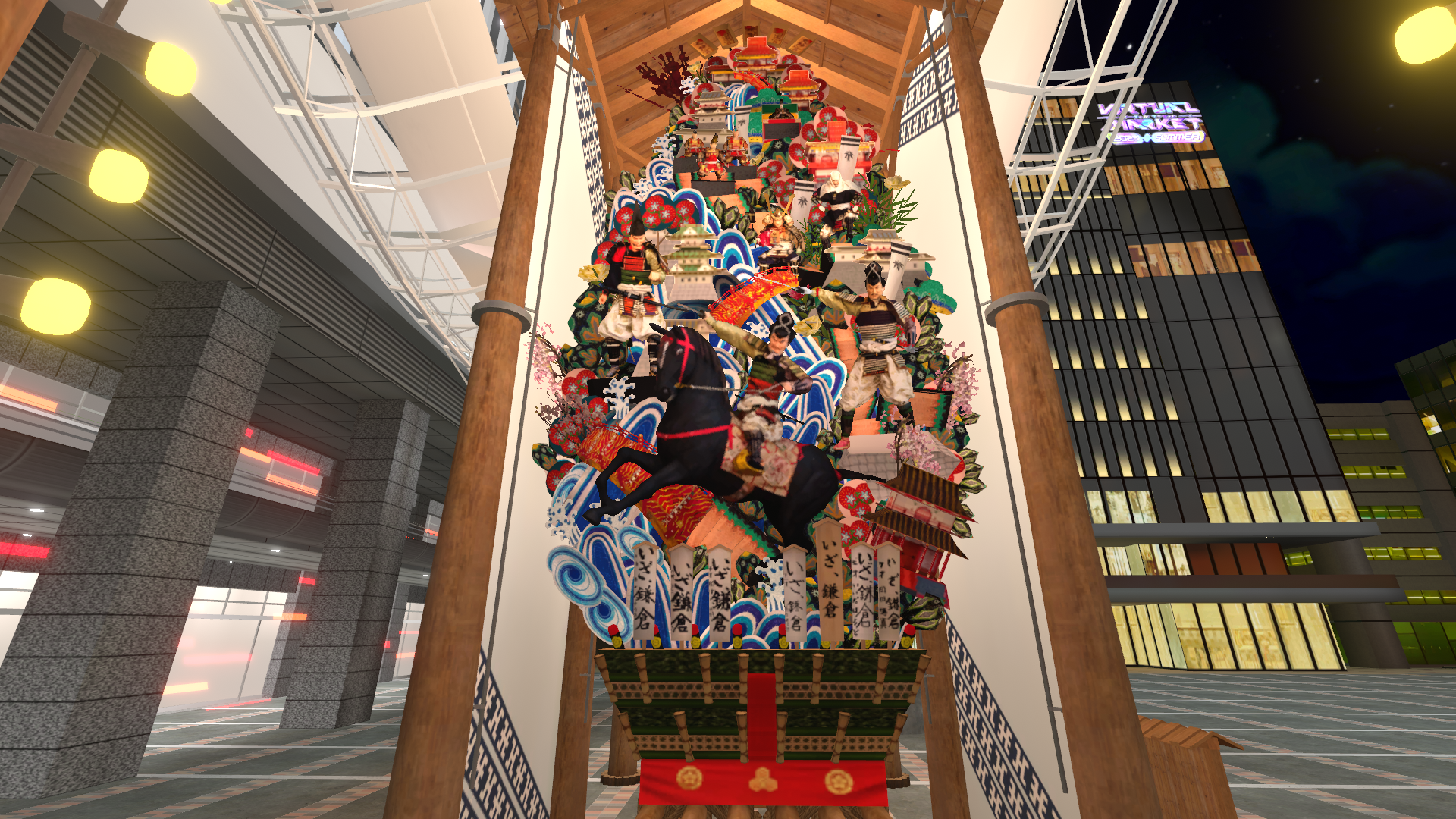 2022年版飾り山の3Dモデル（画像は開発中のものです）