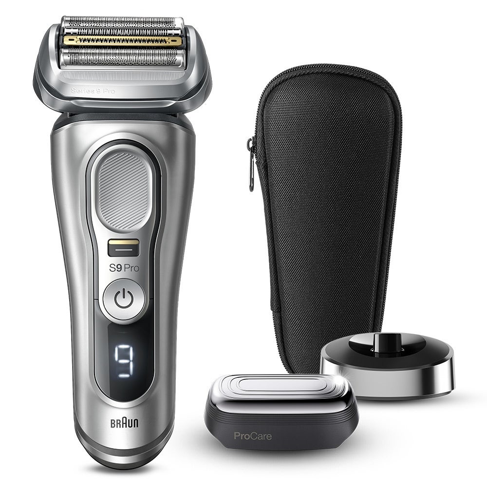 【新品未使用品】BRAUN ブラウンシリーズ9Pro＋9576cc 美顔器ヘッド Amazon | ブラウン 電気シェーバー シリーズ9 PRO+ 洗浄機付き