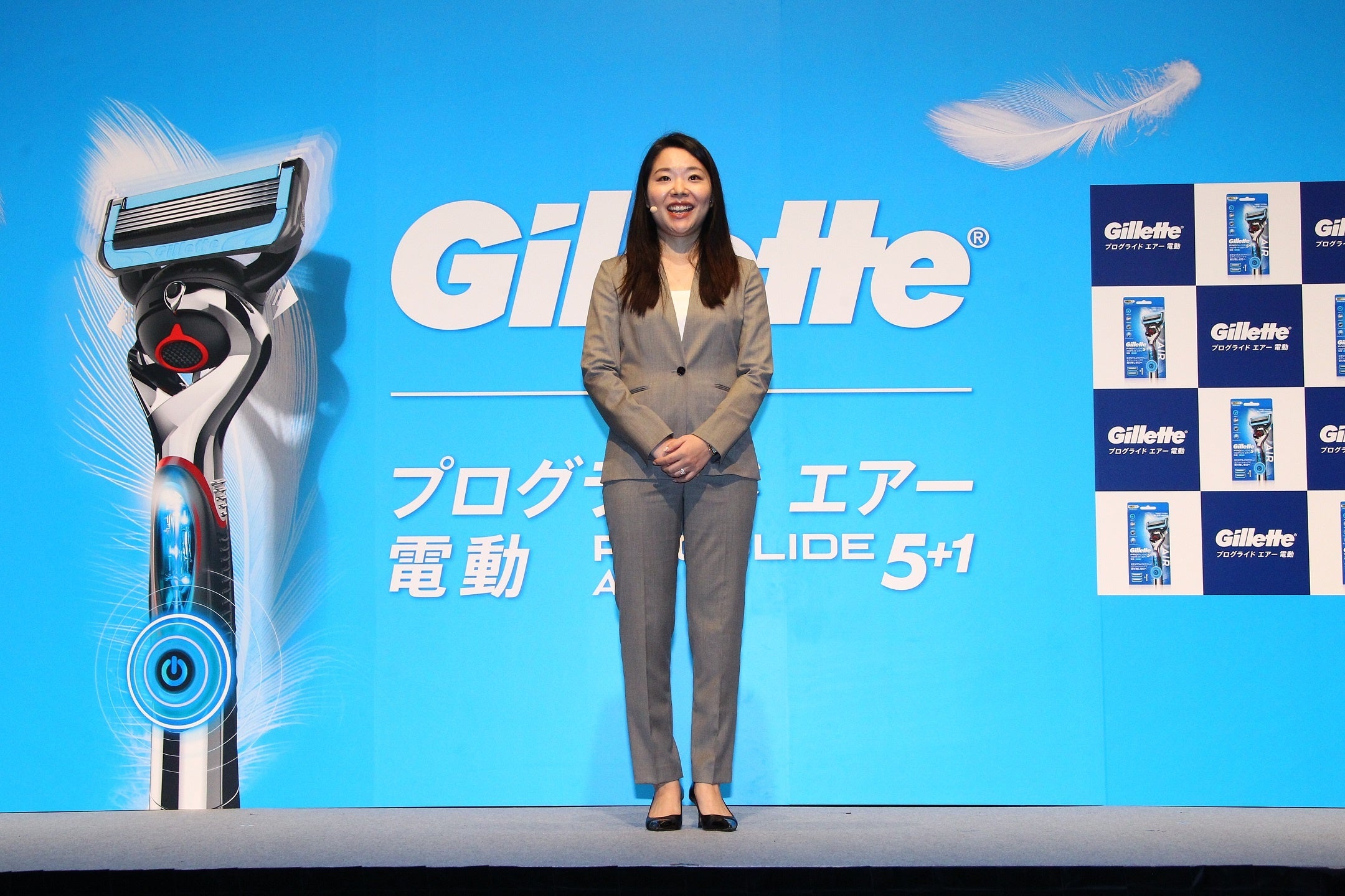 ▲P&Gジャパン合同会社シェーブケア事業ブランドディレクター 成瀬 雛乃によるブランド紹介＆新製品紹介