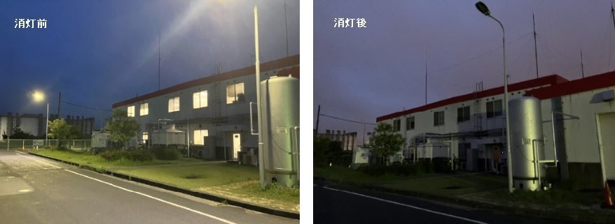 2023年のランクセス豊橋事業所での一斉消灯の様子（写真：ランクセス株式会社）