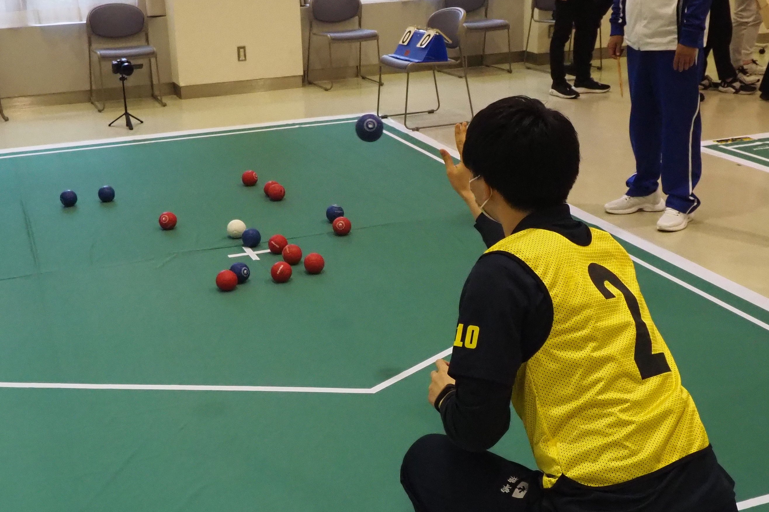 実施競技の一つ「ボッチャ」