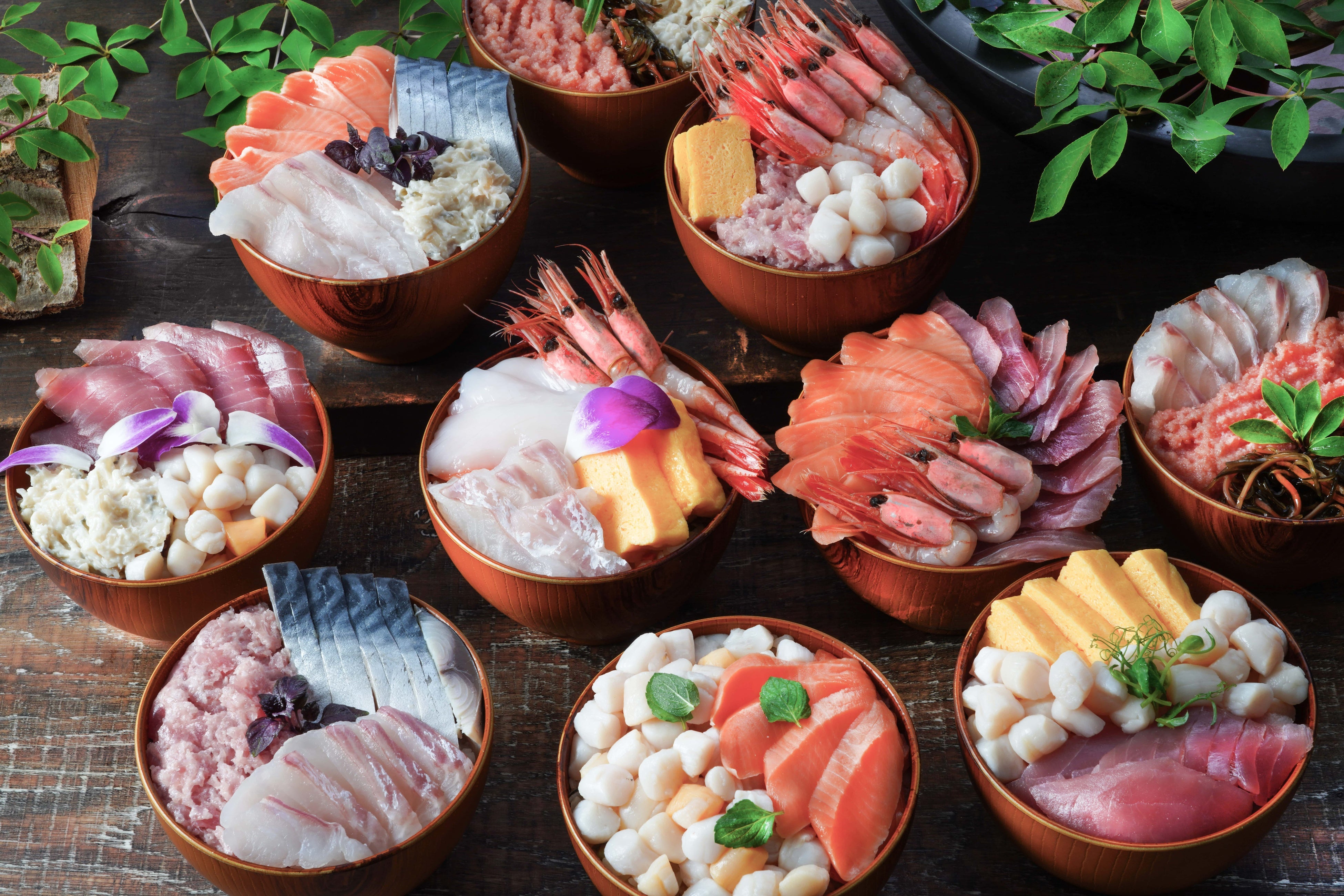 ブッフェ・海鮮丼イメージ（朝食）