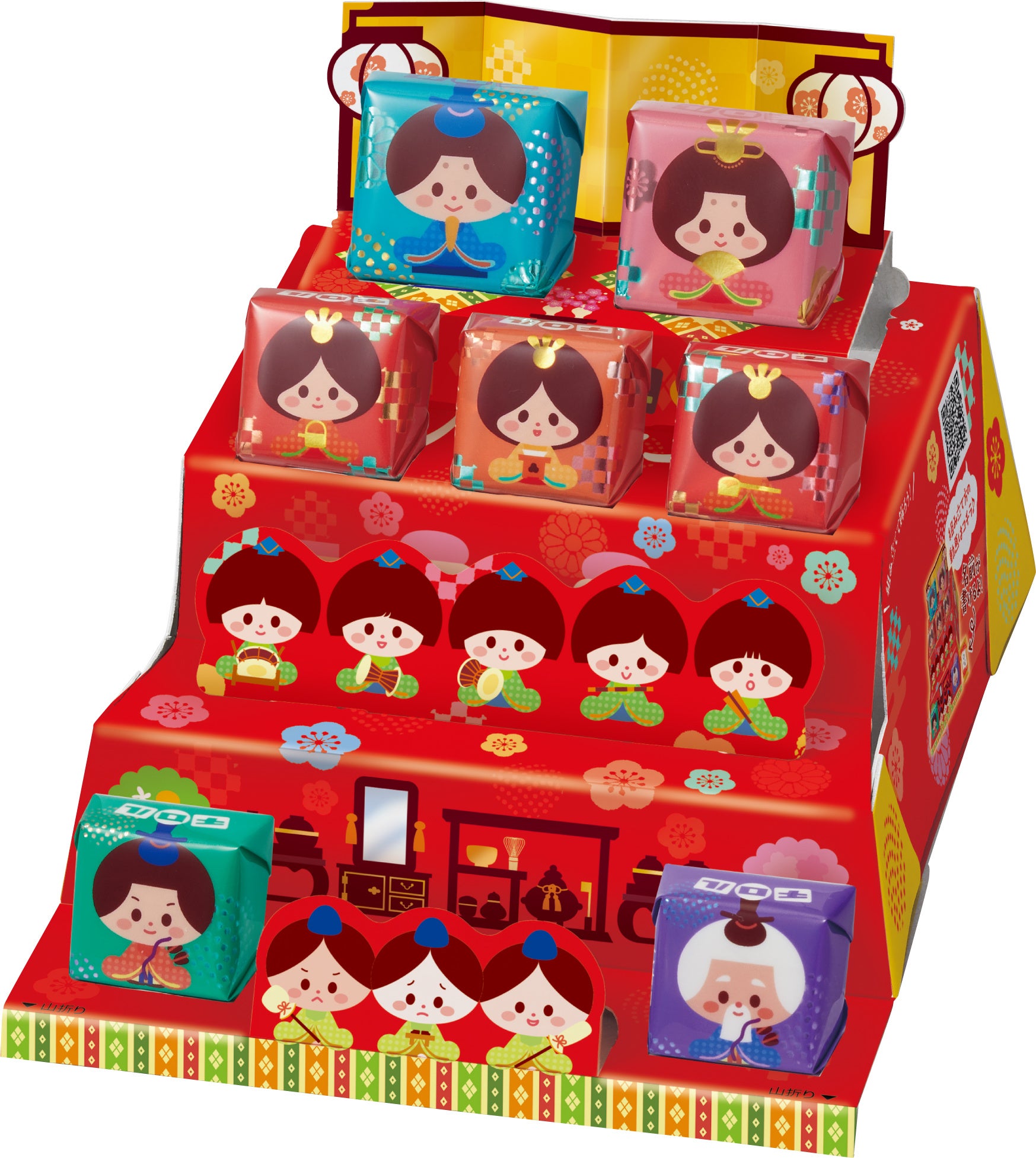 組み立てて飾れるひな壇チロル♪豪華な五段飾りにパワーアップして登場