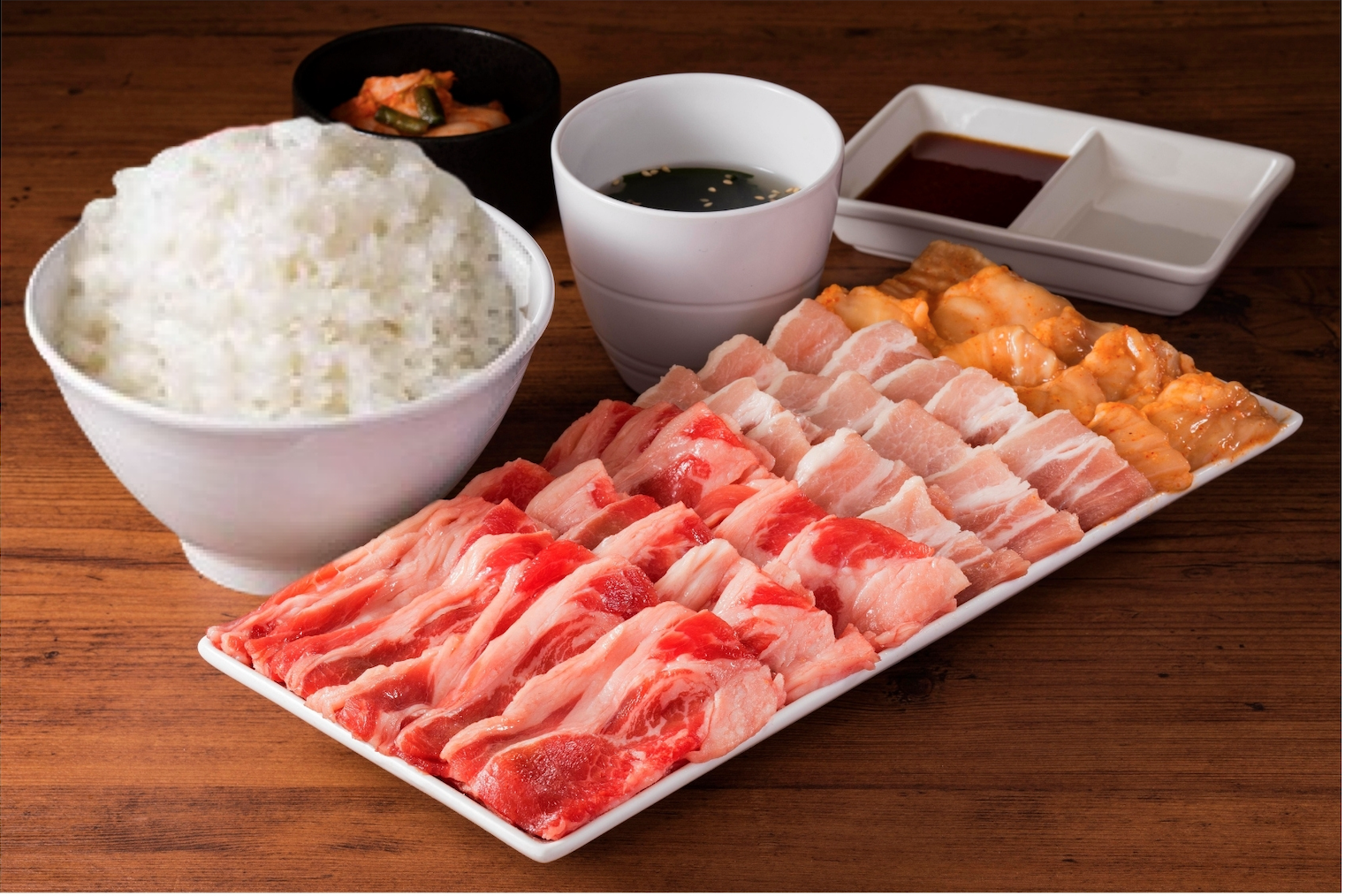 メガ盛りセット 450g (ごはん漫画盛り） 1,700円