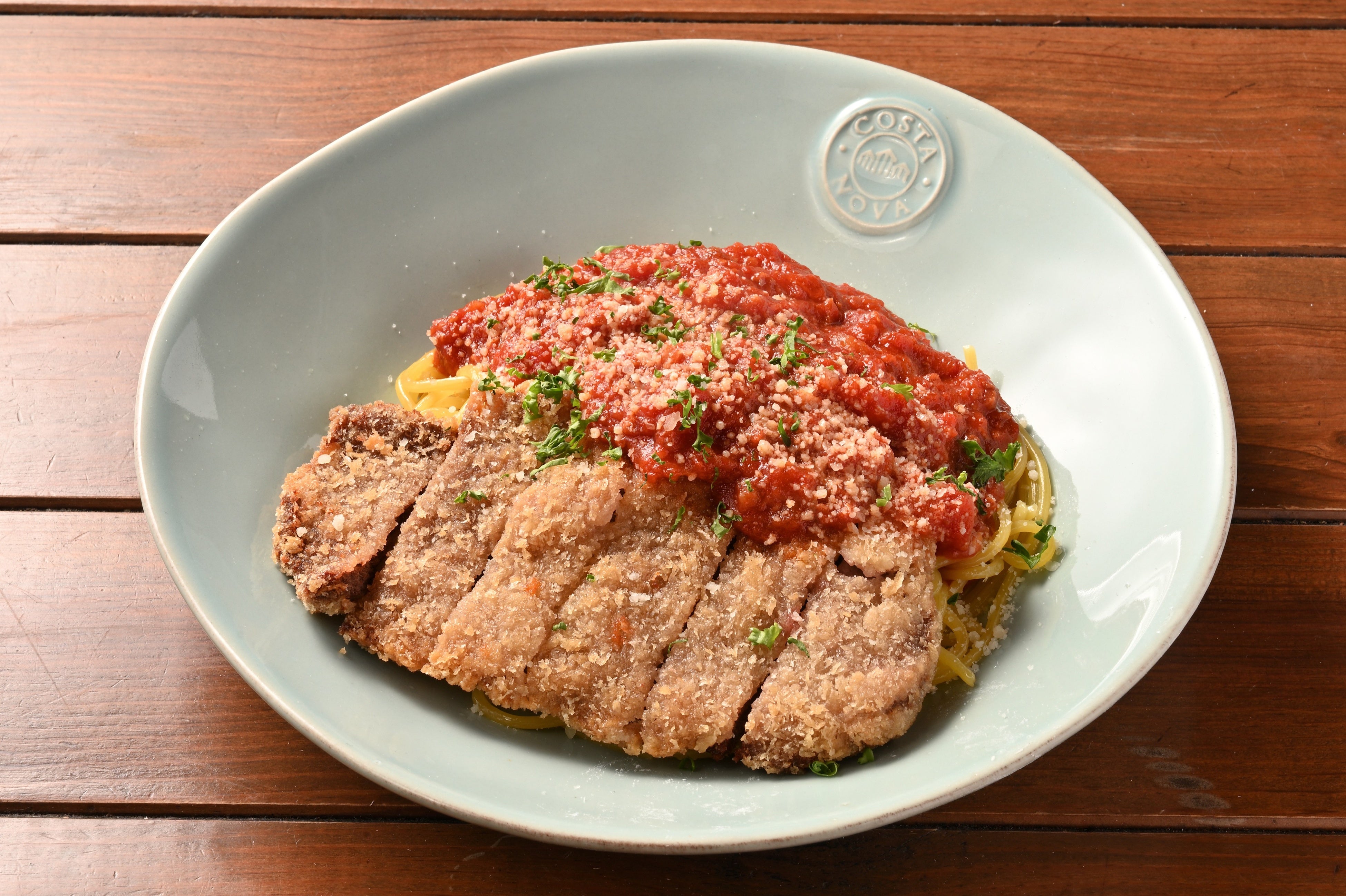 ミラノ風カツレツパスタ