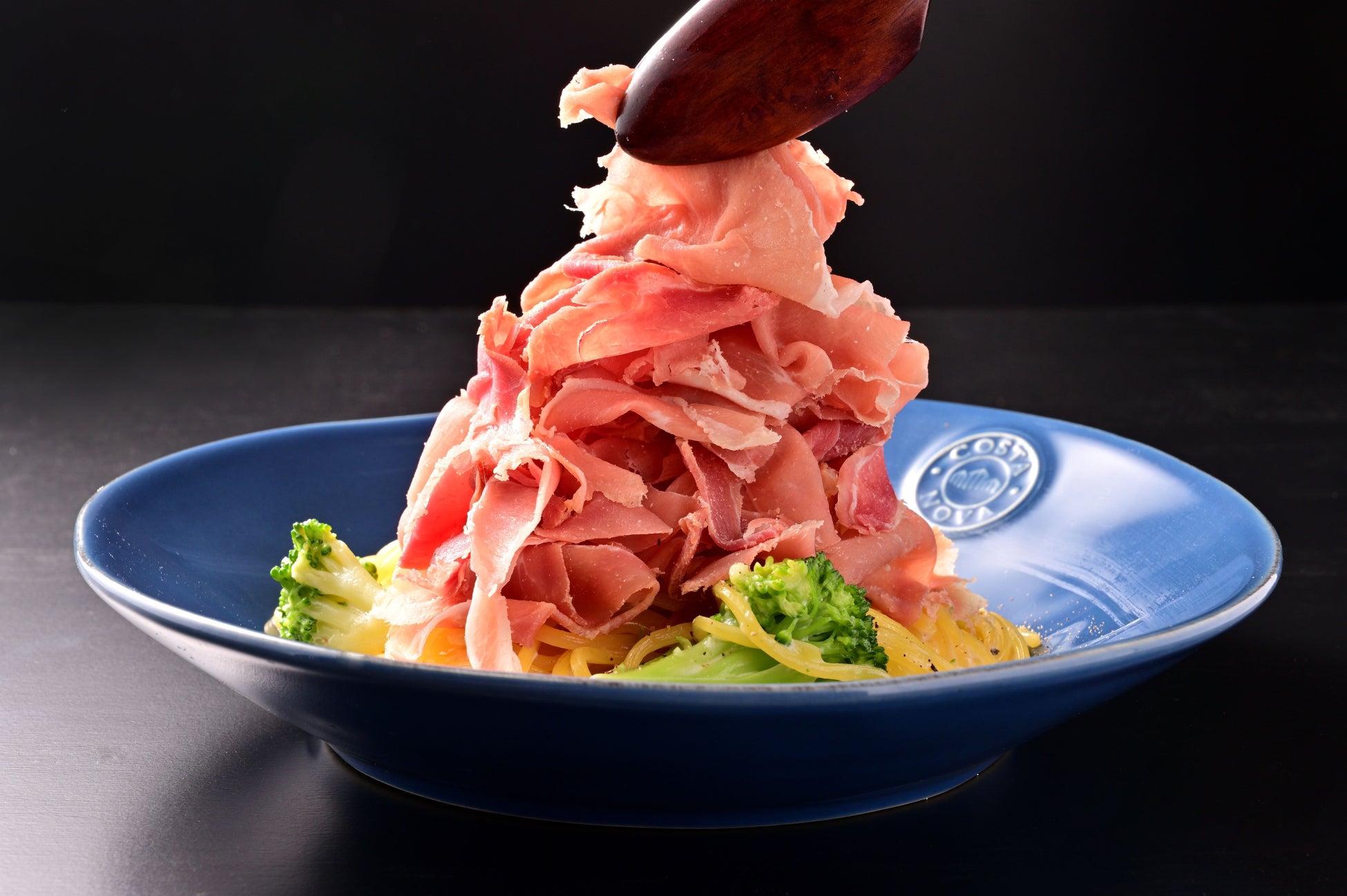 生ハムのクリームパスタ