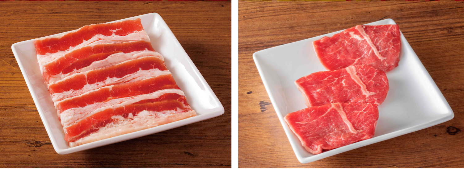 ・バラカルビ50g ・ミスジ50g