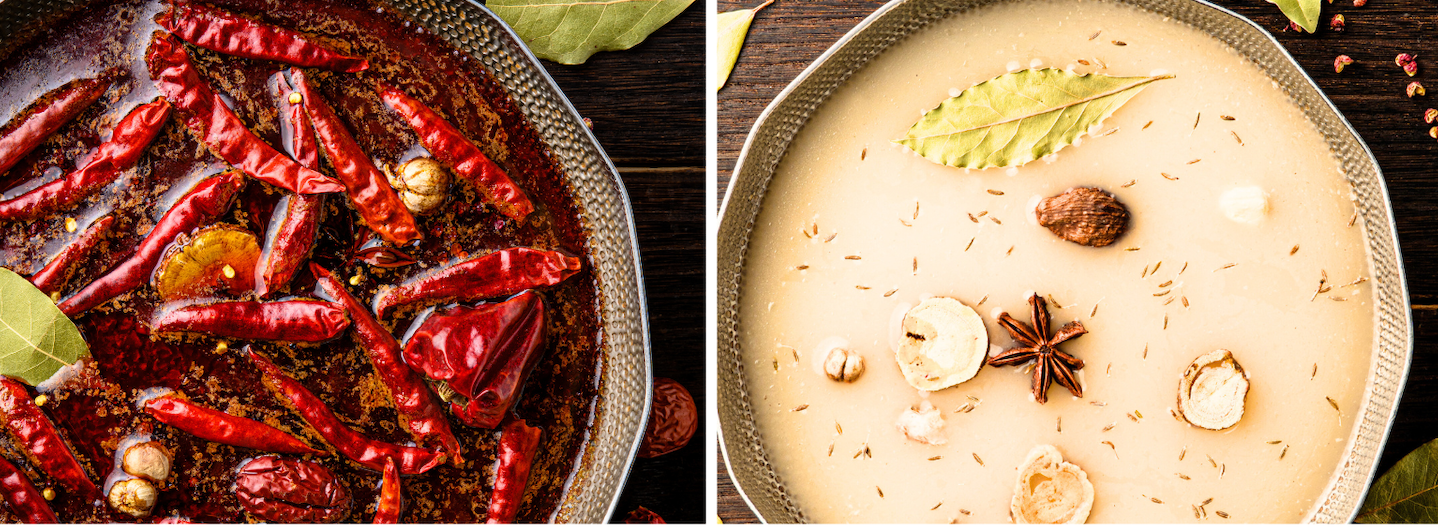 ２種類の出汁から選べます。